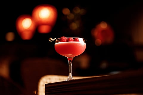 Red cocktail